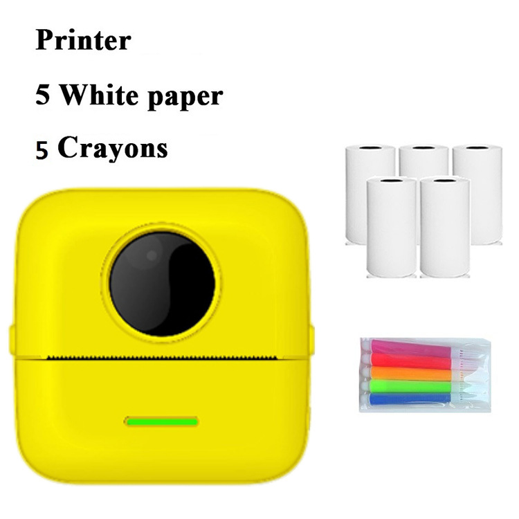 Transfronterizo nuevo portátil mini estudiante pregunta equivocada impresora de bolsillo etiqueta foto Bluetooth impresora térmica