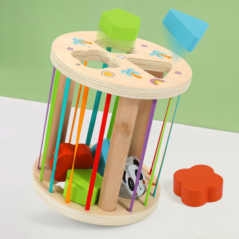 Arco Iris Selle educación de la primera infancia iluminación forma color cognición acción sensorial formación acumulación juguetes madera