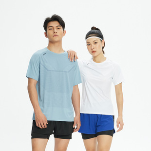 24 summer men's and women's outdoor Dijia leisure sports quick-drying T-shirt lightweight breathable tennis clothes short sleeve group printing L