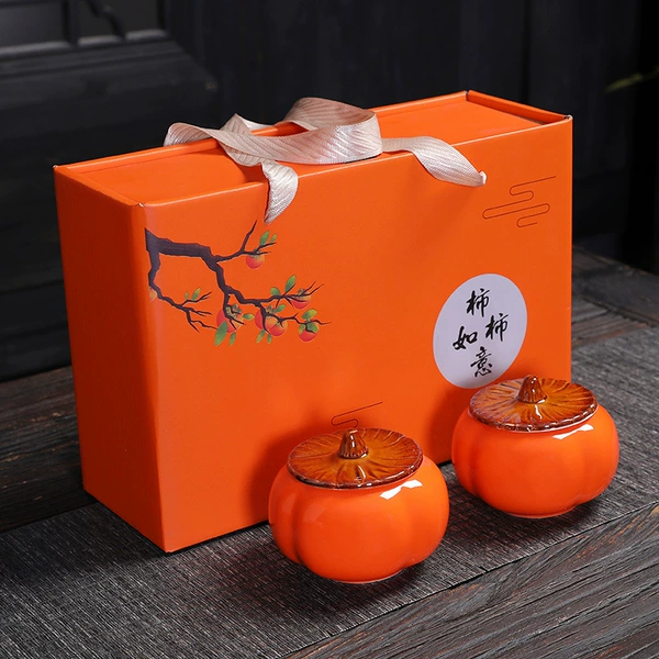 Persimmon Tibet -Orange Gift Box