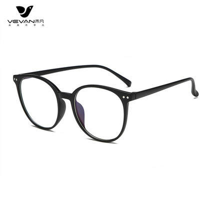 超轻米钉平光镜复古圆形防蓝光眼镜架glassesframe批发跨境热销