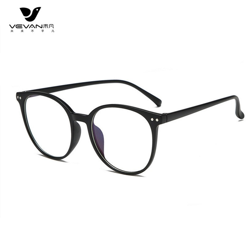 超轻米钉平光镜复古圆形防蓝光眼镜架glassesframe批发跨境热销