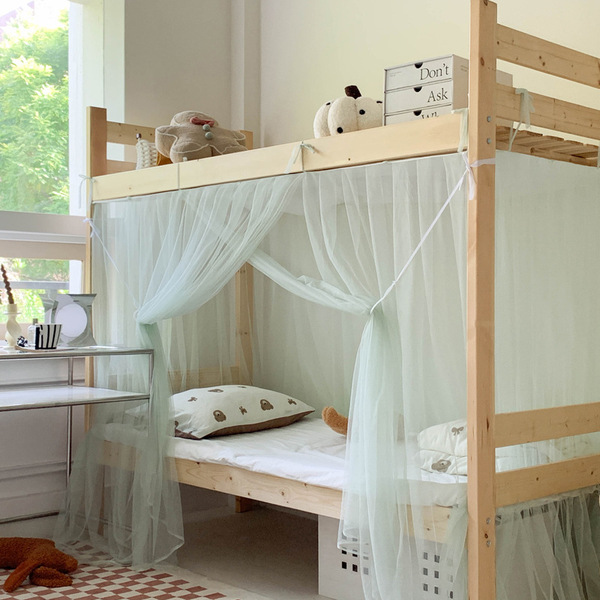 Student dormitory mosquito net gauze summer dustproof roof bunk bed…