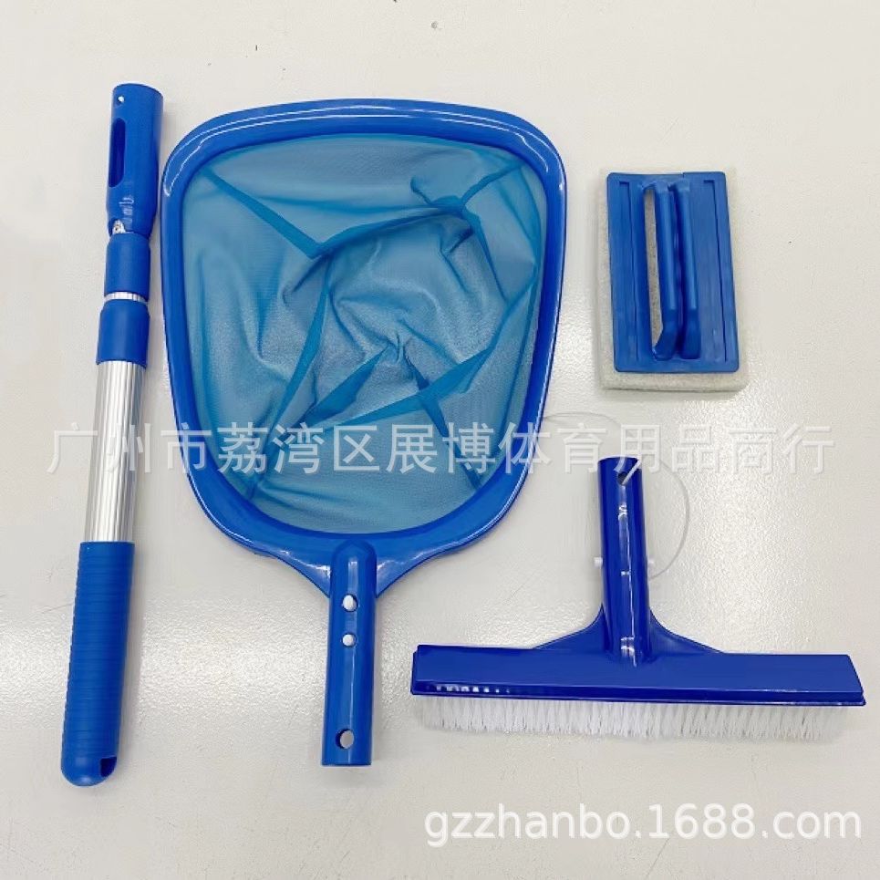 Amazon nueva piscina traje de limpieza red de pesca Polo esponja cepillo de goma cepillo multi-estilo en stock suministro