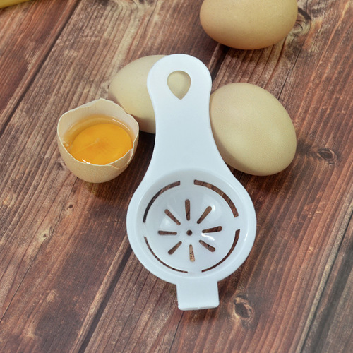烘培用品蛋清分离器鸡蛋分蛋器pp材质厨房打蛋器虑蛋器白色