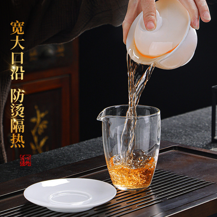 徳化氷翡翠磁器蓋ボウル 3 点セット高級火傷防止大容量家庭用認定ブランド薄い胎白翡翠磁器|undefined
