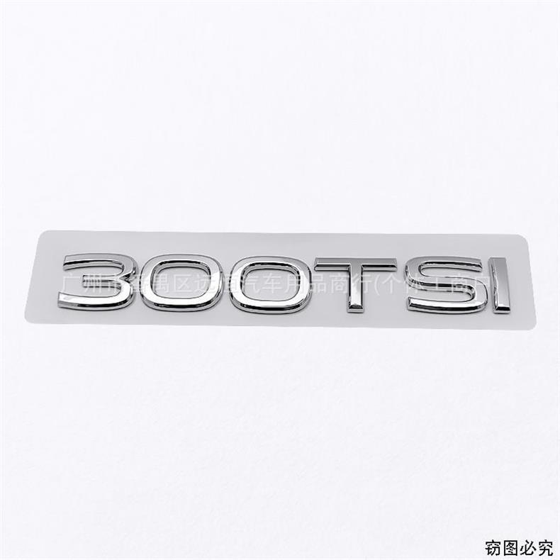 Suitable for Volkswagen 2024 models: 280TSI, 300TSI, 330TSI, and 380TSI – car emblem, body number, and engine displacement badge