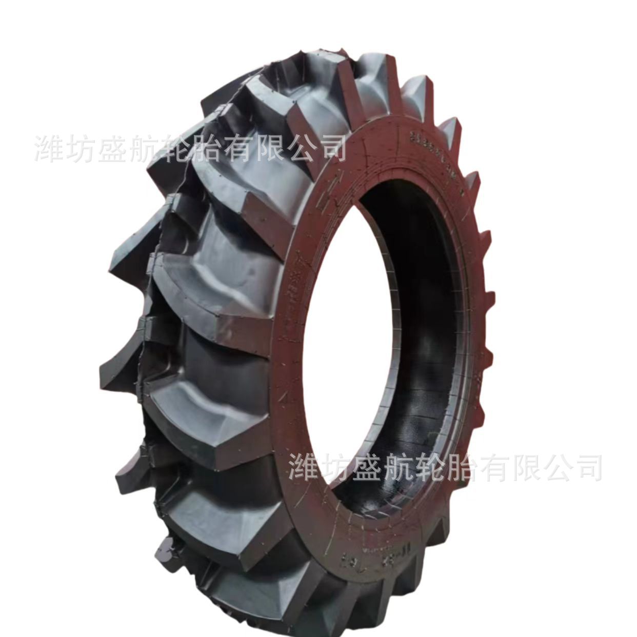 手扶拖拉机水田半高花轮胎11-32加深耐磨R-2人字花纹稻田专用轮胎