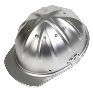 Aluminum Alloy Safety Helmet Anti-Smash and Anti-Impact National Standard Construction Site Construction Protective Helmet Engineer Miner Lumberjack