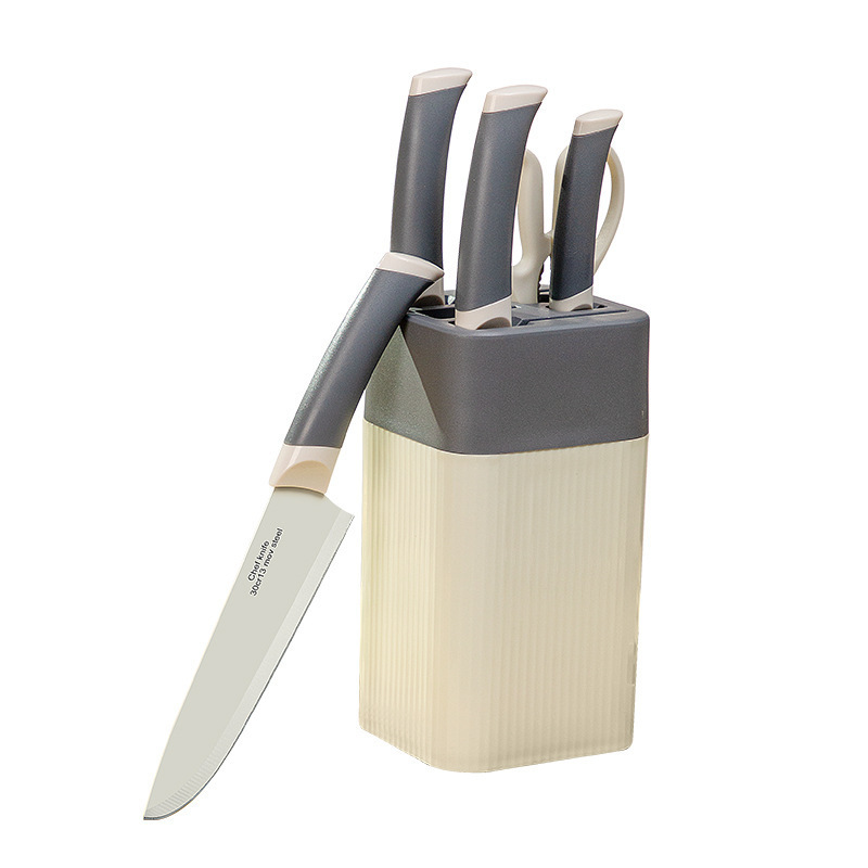 Cuchillo de cocina doméstico de acero inoxidable cuchillo de cocina cuchillo de cocina cuchillo de frutas cuchillo de huesos seis piezas