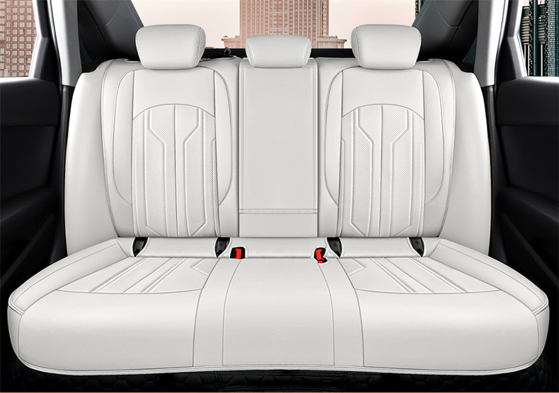 Car Seat Covers, Special Car Seat Cushions, Universal Seat Covers for All Seasons, Five-Seater Full Surround Pu Leather Car Seat Cushions