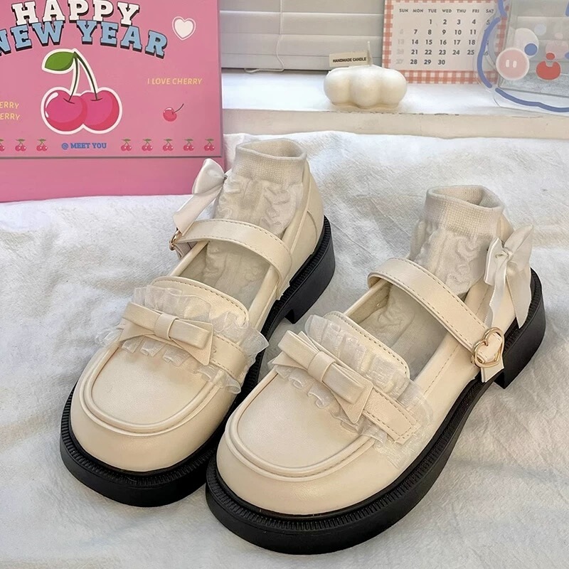 女童皮鞋2025春秋季新款学院风时尚百搭黑色演出鞋小女孩公主单鞋|undefined