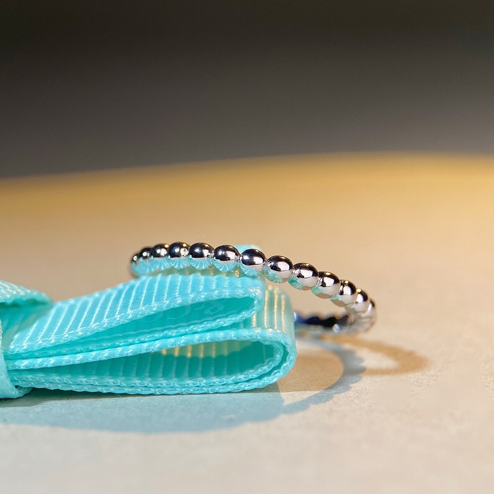 Simple Style Round Silver Plating Rings 1 Piece