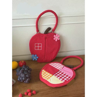 Ll Creative Mobile Apple House Diamond Flower Tissue Bag Home Tissue Bedroom Living Room Car Hanging Bag Desktop Hanging
