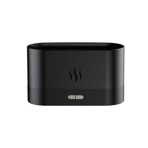 Creative simulation flame aromatherapy machine Home mini smart essential oil tabletop silent ultrasonic flame humidifier