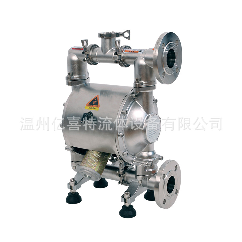 Bomba de diafragma neumática acero inoxidable resistente a la corrosión ácida y alcalina de alto rango de succión tipo auto-succión resistente a la presión resistente a la corrosión bomba de agua de refuerzo