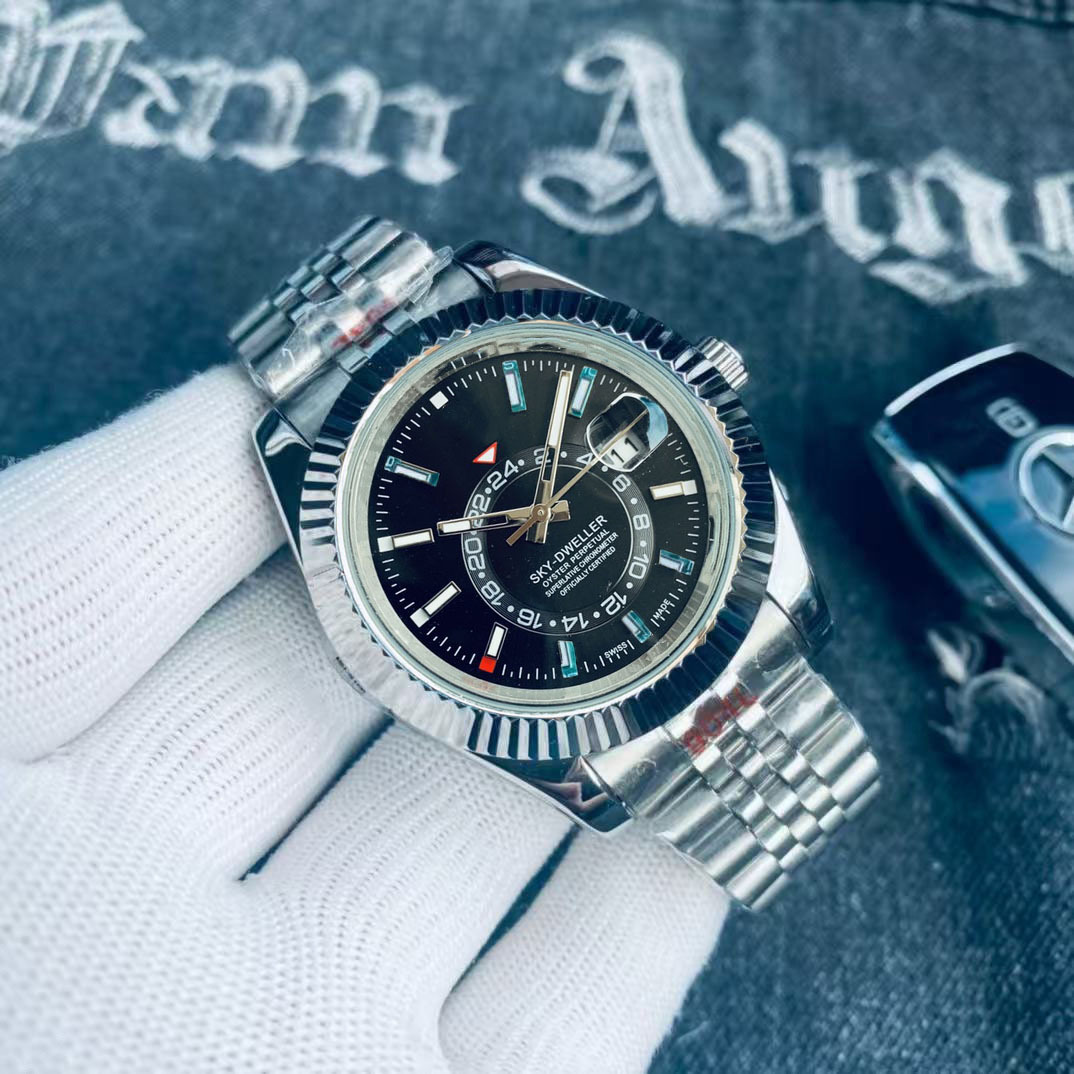 Cross-Border Foreign Trade Laojia Zonghangzhe Skywalker Fully Automatic Quartz Watch Tropical Calendar Business Men's Watch