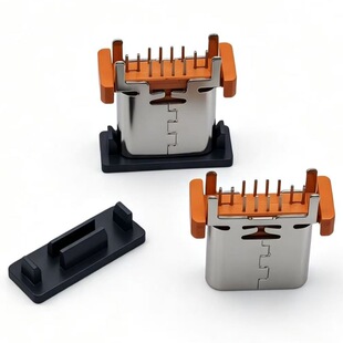 TYPE-C����ĸ��/16PINֱ��ʽDIP H=10.0-10.5-13.0-15.0-��ɫ�zо