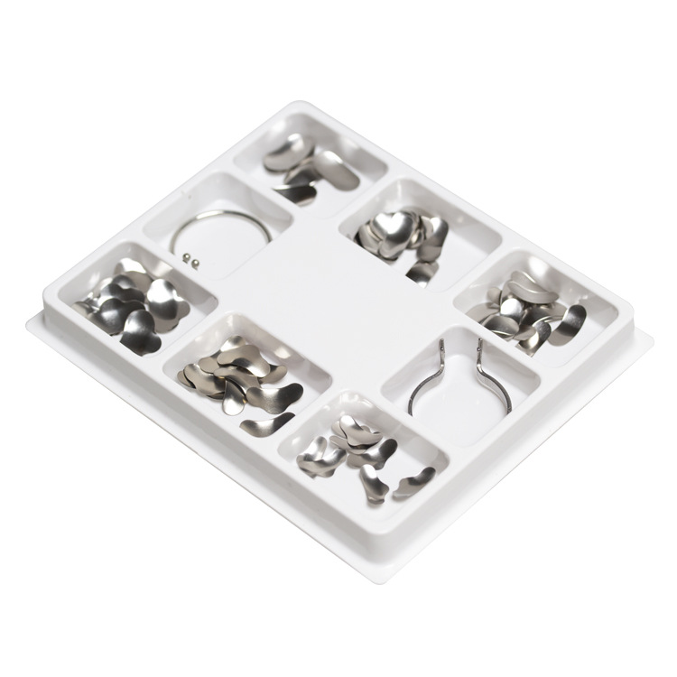 Dental Douban formando pieza 1.398 de acero inoxidable que forma la pieza de relleno del diente formando pieza de metal pieza 100 unids/caja