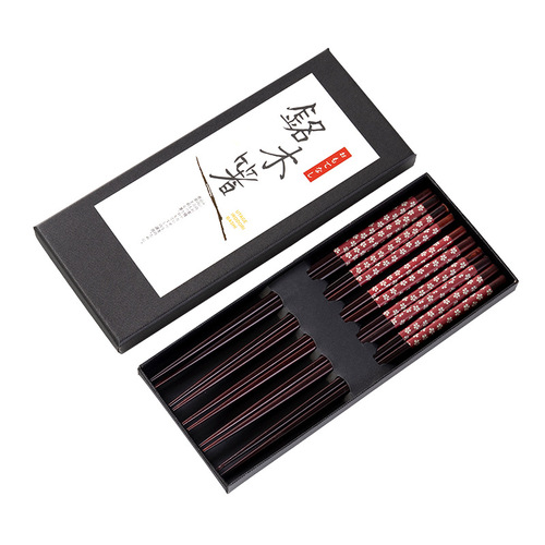 Directly approved by the manufacturer, one person and one chopstick for meal sharing, hotel household chopsticks for cooking sushi, fashionable Japanese-style pointed nail chopsticks