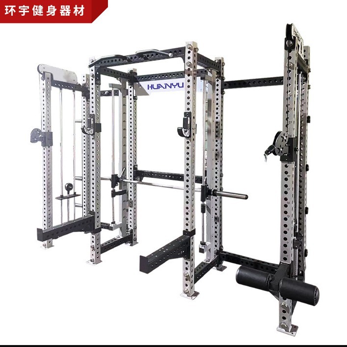 Commercial Squat Rack Gantry Comprehensive Training Machine [Equipment] Huanyu Hy-089 Steel-Made Multifunctional Home-Use Device