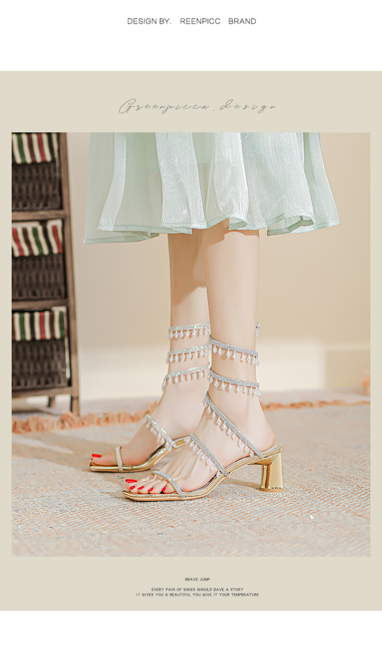 Dames sandalen met hak strass chunky gradient open teen_voghion.com