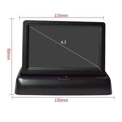 Monitor 5inch Desktop Reversing: Car display