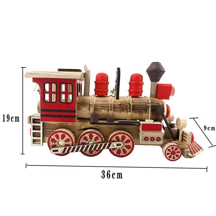 【木の車シリーズ】木のカラーの工事車の模型の木の車の型の子供のおもちゃの装飾の置物|undefined