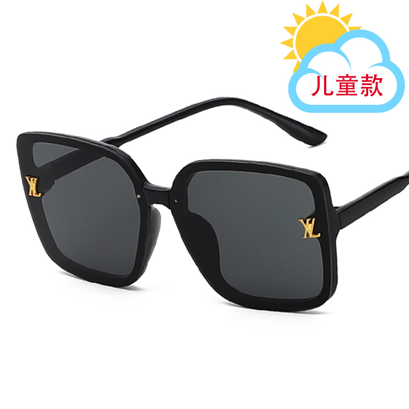 New cross-border children's frame metal accessories sunglasses trendy catwalk stage baby sunglasses Marine glasses