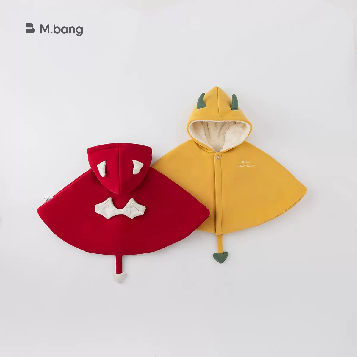 邦选韩版保暖冬季儿童披风防风婴儿斗篷外出宝宝衣服XDY-1934