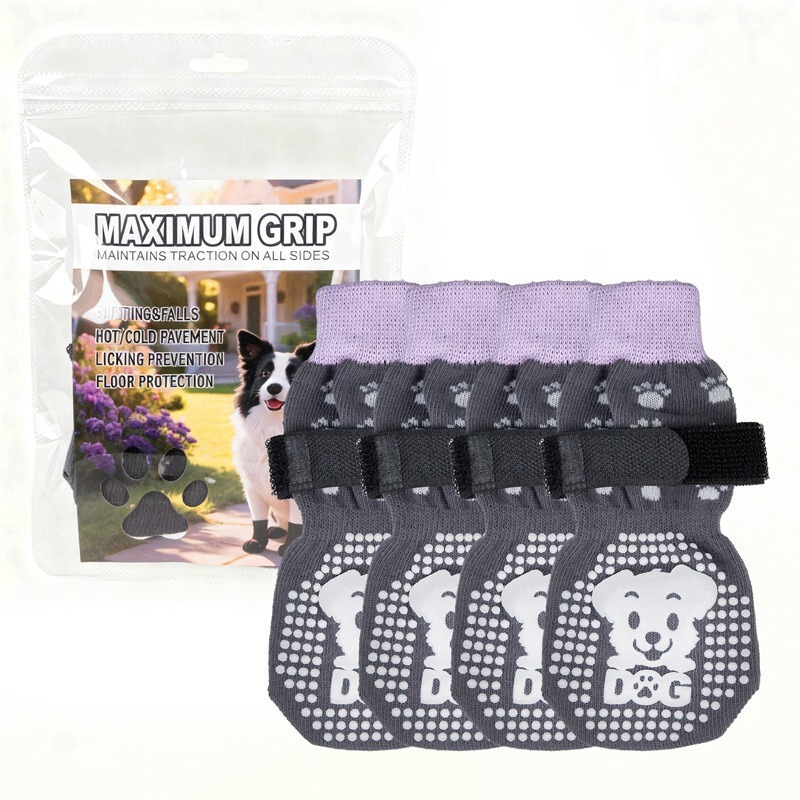 Wholesale Pet Socks, Indoor Non-Slip Socks for Dogs, Anti-Dirt, Comfortable, Breathable, Large Dog Socks, Custom Large Dog Socks Wholesale Pet Socks, Indoor Non-Slip Socks for Dogs, Anti-Dirt, Comfortable, Breathable, Large Dog Socks, Custom Large Dog Socks