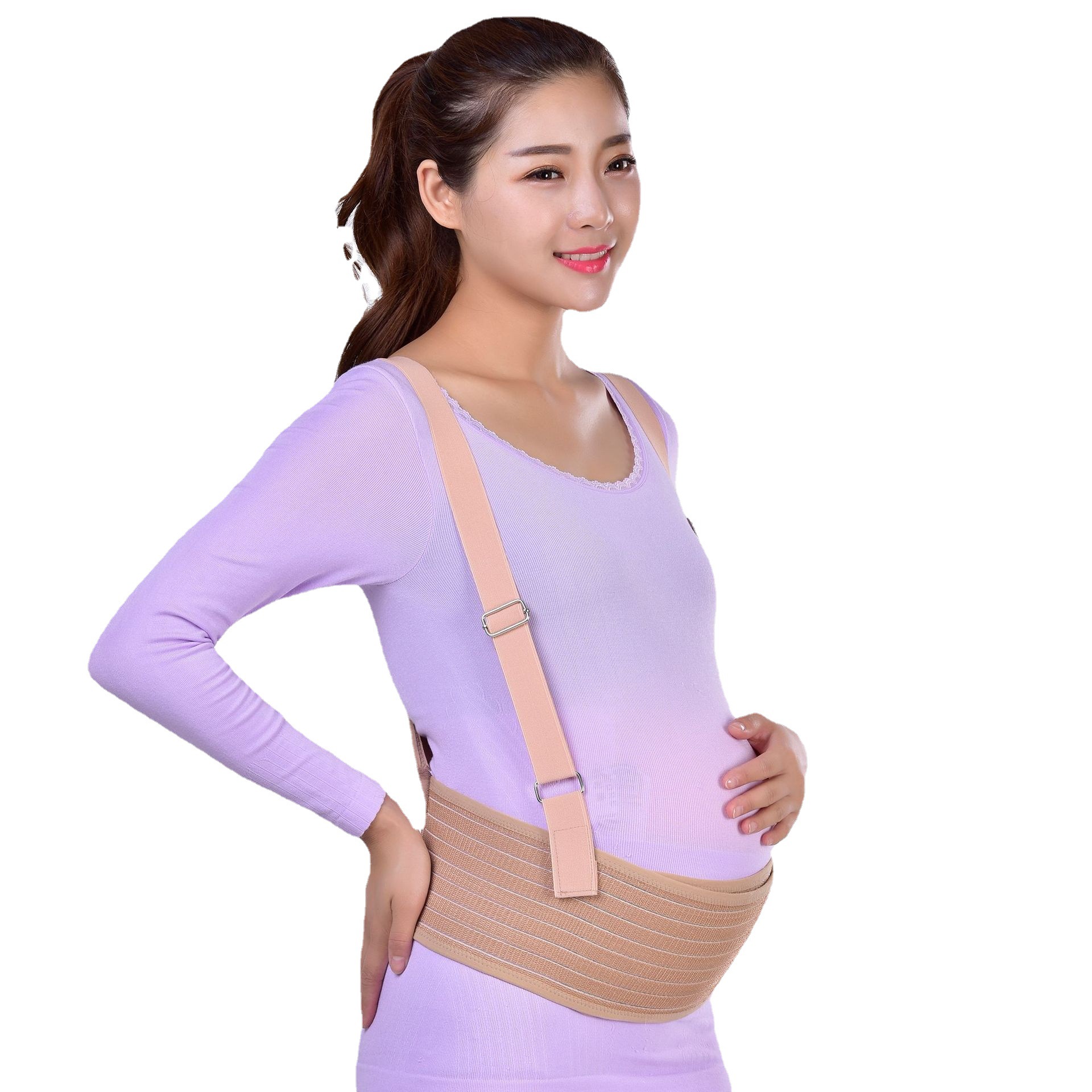Breathable and Comfortable Lightweight Strap Shoulder Type Pregnant Women Prenatal Strengthening Dual-purpose Strap Postpartum Abdominal Belt