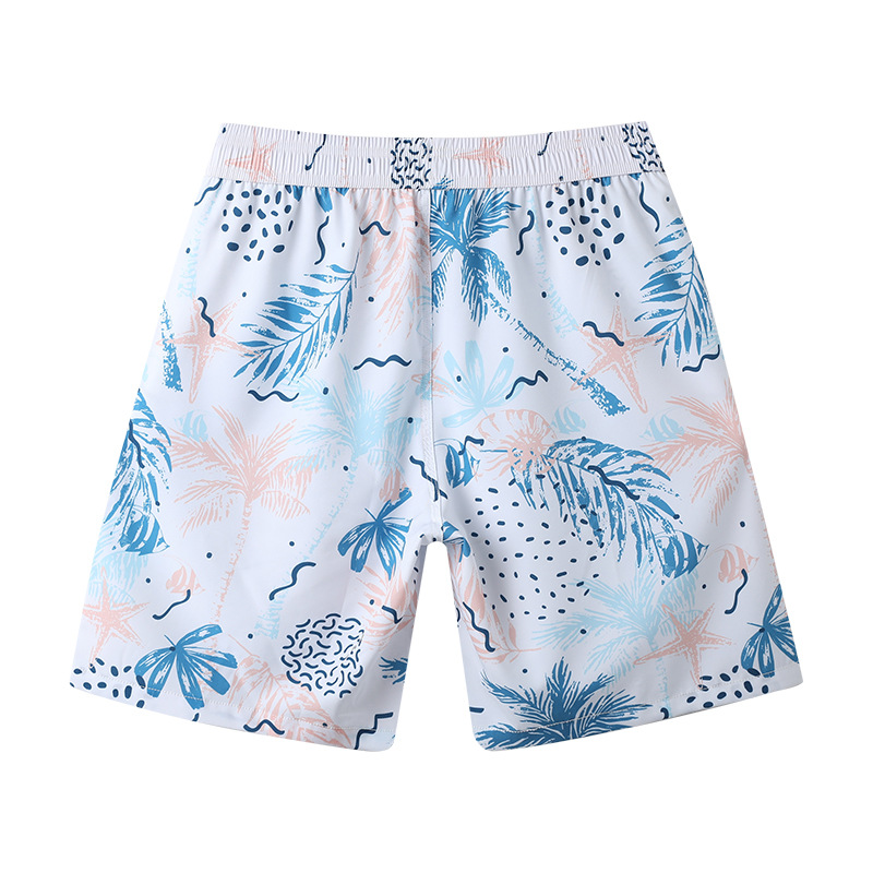 Pantalones de playa para hombres de surf natación rápida secado corto tela elástica para correr deporte impresión en el hogar pantalones de ropa de cama