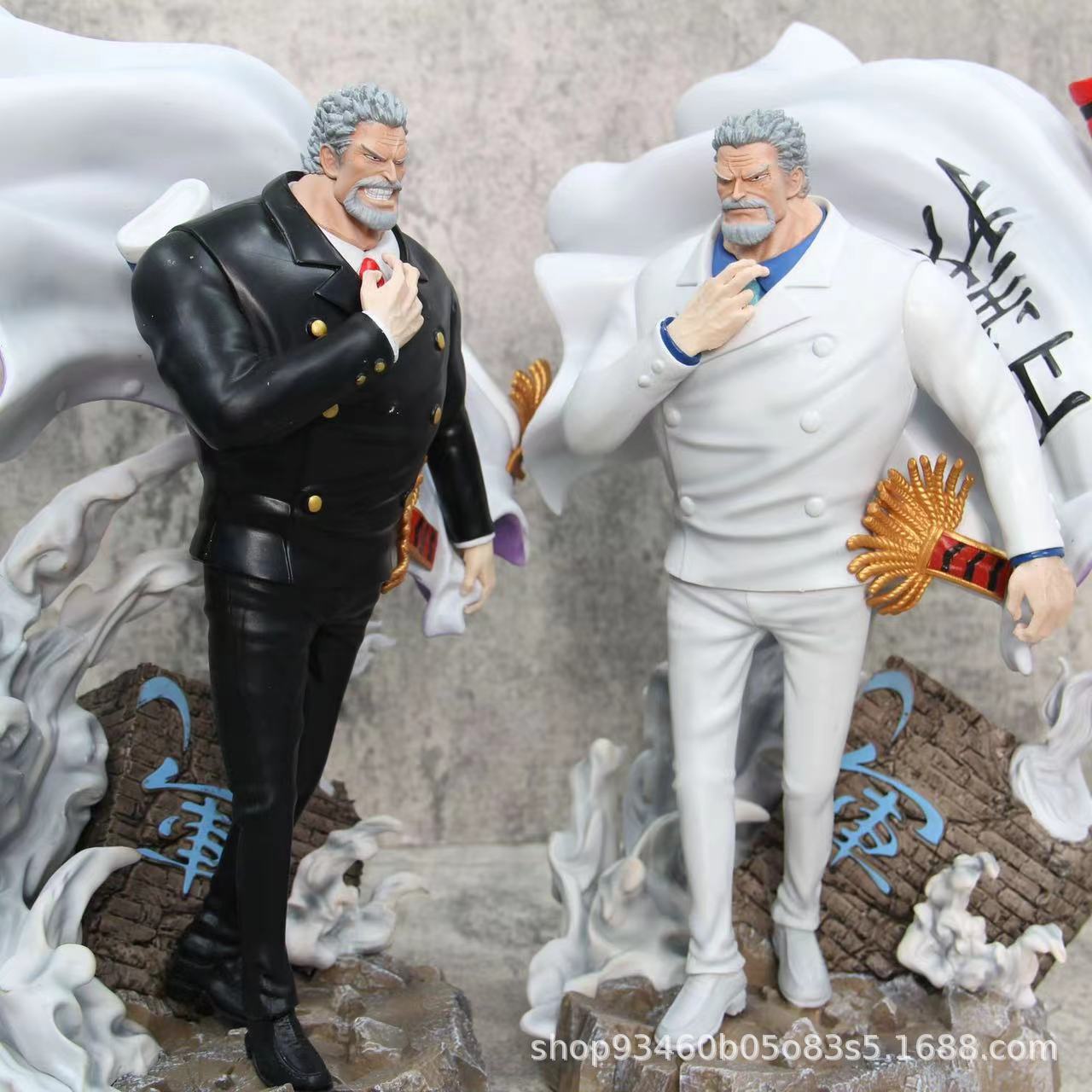 One Piece Hand, el almirante más fuerte de la marina, la escultura de tres cabezas de la marina, el gran jugador de Karp, el regalo de decoración de GK