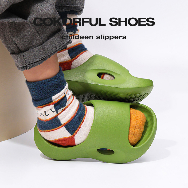 Children's Slippers Summer Baby Home Bathroom Bath Non-Slip Wear-Resistant Cute Eva Slippers Wholesale