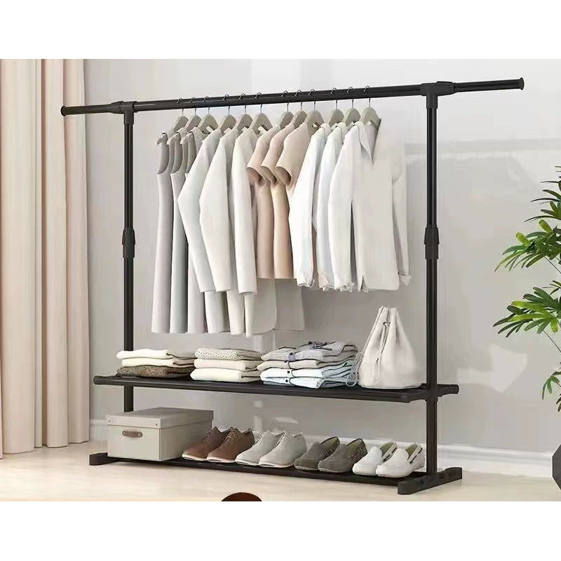 Висячие вешалки от пола до пола простая сушилка складная спальня однополый внутренний вешалка для белья балкон сушильная полка для домашнего использования