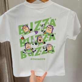 夏季新款儿童短袖T恤上衣 净色卡通印花字母男女宝宝上衣Tshirt