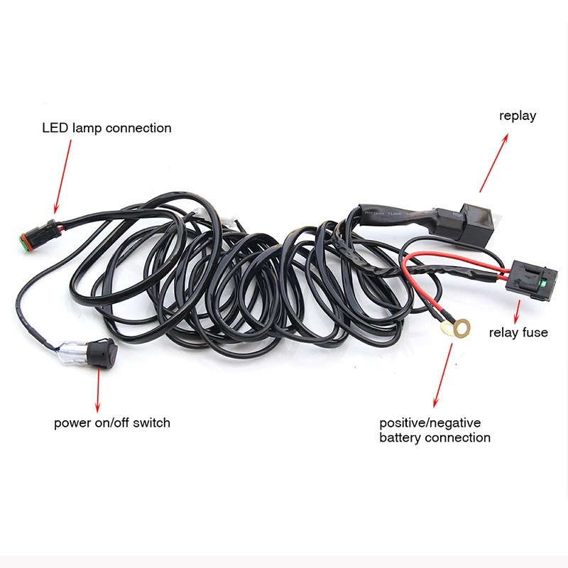 SUV, headlights, LED switch key, light strip, lights, 12v, 40, 3m