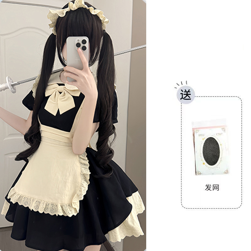 假发女自然减龄双马尾虎口夹罗马卷lolita新款女日常卷发短发小卷|undefined