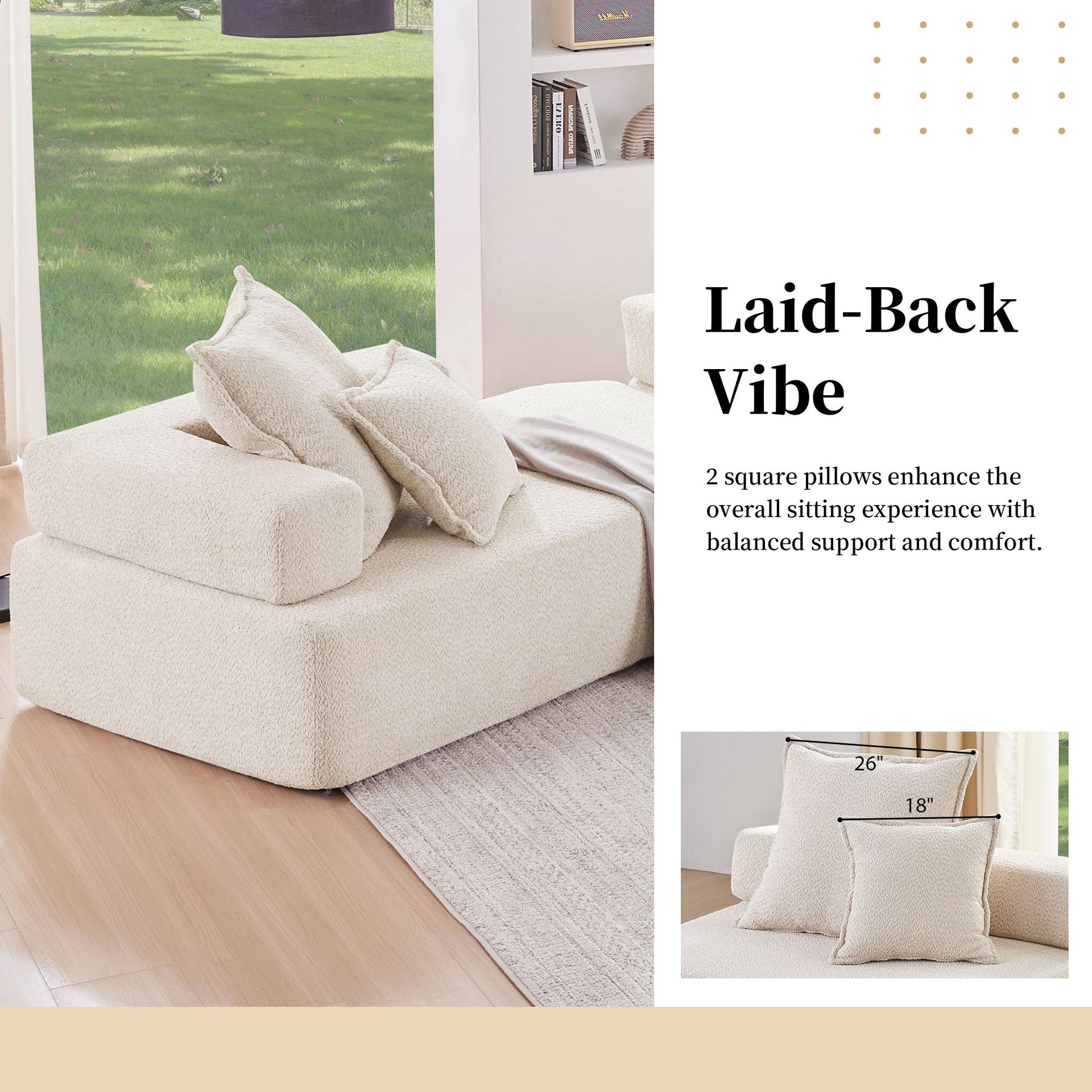 Sofá de la sala de estar de Amazon Sofá de piso modular minimalista moderno sofá cama convertible