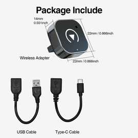 1套 颜色：图片色 材质：塑料 carplay盒子 无线 Carplay 适配器