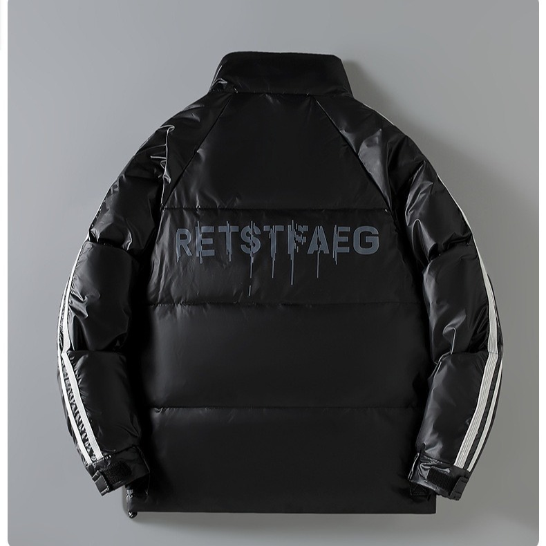 다운 재킷 남자 겨울 새로운 짧은 패션 브랜드 경량 따뜻한 패셔너블 올 매치 남자 캐주얼 두꺼운 재킷