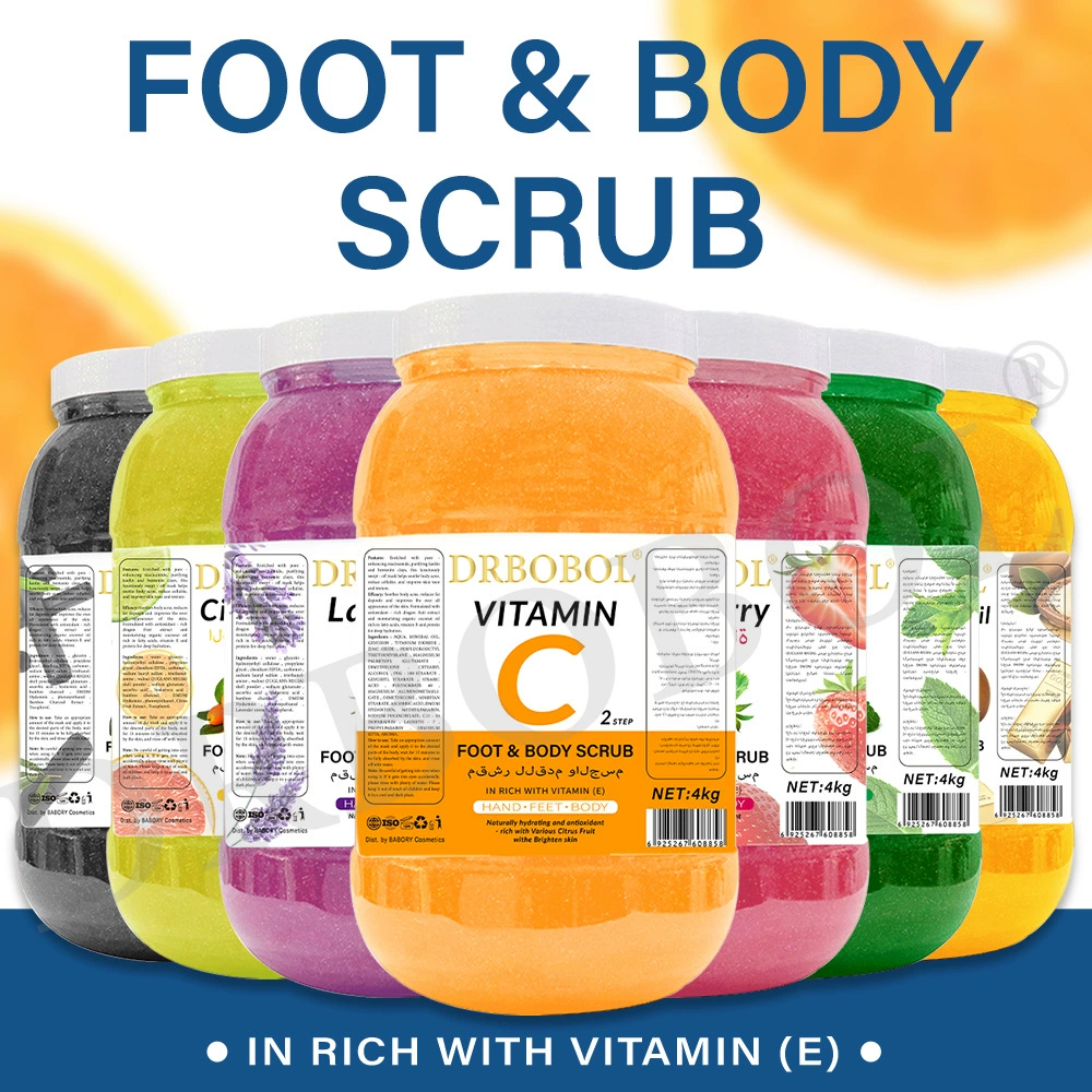 Трансграничный скраб с витамином С, скользкий скраб для тела, скраб для всего тела, соль, гладкая кожа, соль для ванн, сахарный скраб