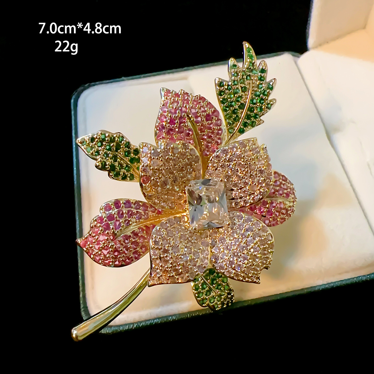Elegant Flower Butterfly Copper Plating Women's Brooches display picture 3