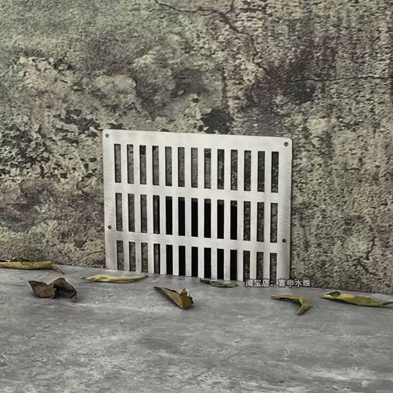 Угловая крышка для балкона, защита от крыс, решетка для удержания канализационных вод, антиблокировочная решетка из нержавеющей стали, сетчатая крышка, крышка для бокового сливного отверстия на крыше