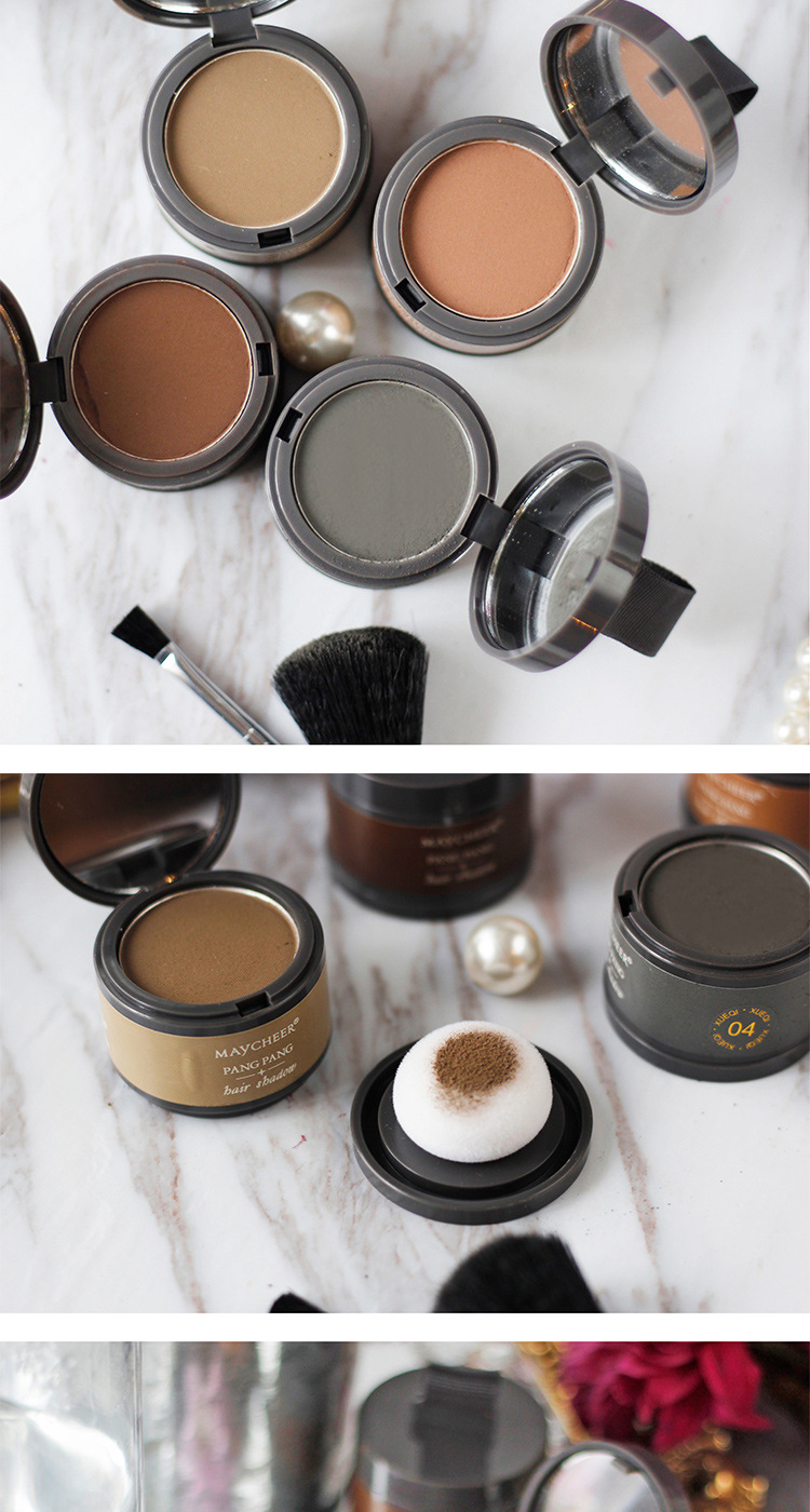 Cross-border MAYCHEER Hairline Contour Shadow Powder for modifying and filling the forehead and hairline, as well as for hair replacement in multiple colors undefined