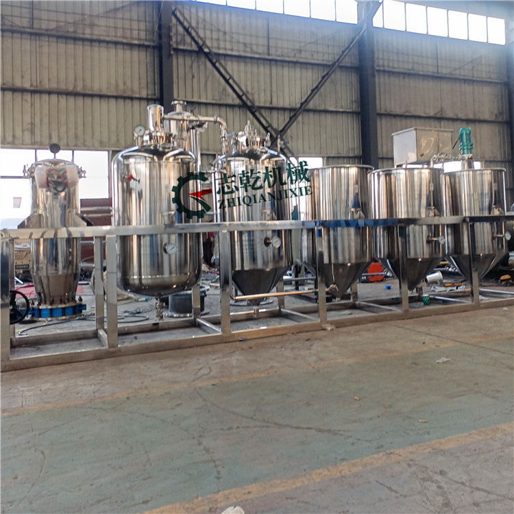 精炼油设备 核桃油压榨设备 核桃榨油炼油设备 油脂提炼设备