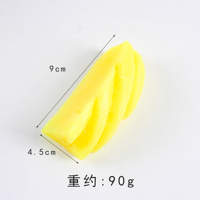 큰 파인애플 조각 - 버클 없음