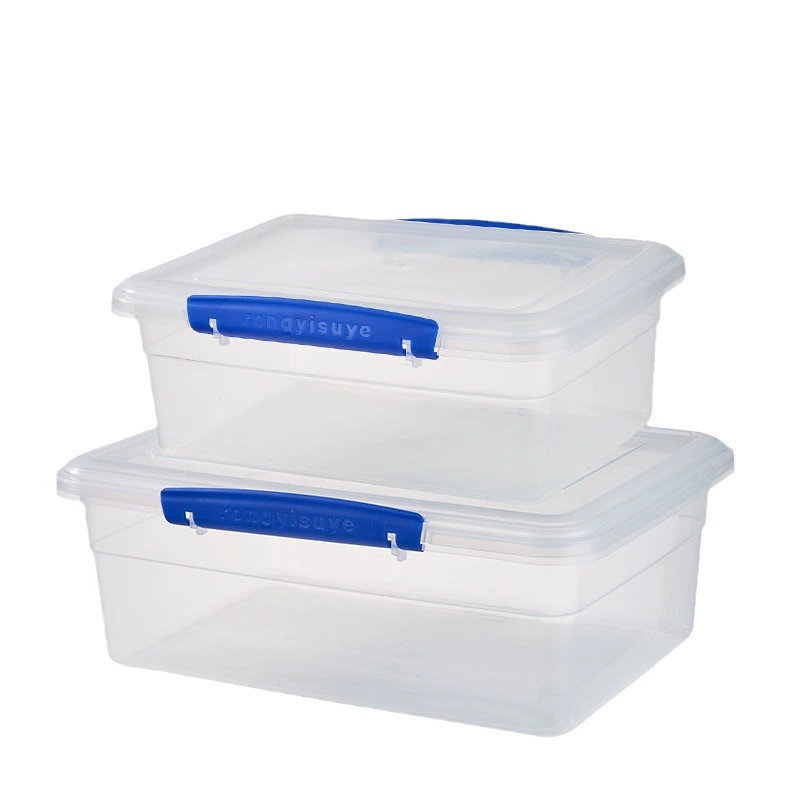 Rectangular cooled storage system, storage box for commercial use
