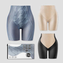 新款塑形液态氨纶收腹裤塑身瘦腿高弹提臀修身显瘦无痕高腰安全裤